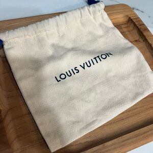 Authentic Louis Vuitton Dust Wallet Cover, Jewelry, Belt Bag 8 x 7.5 Inches